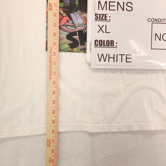 Sk8 The Infinity Anime Graphic Crew Neck Short Sleeve T-Shirt Mens Size XL White - Picture 8 of 9